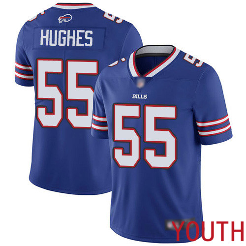 Youth Buffalo Bills #55 Jerry Hughes Royal Blue Team Color Vapor Untouchable Limited Player NFL Jersey->youth nfl jersey->Youth Jersey